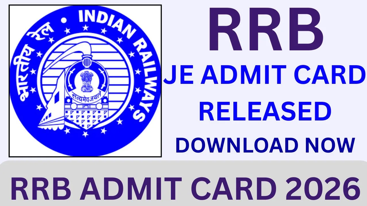 RRB ADMIT CARD 2026