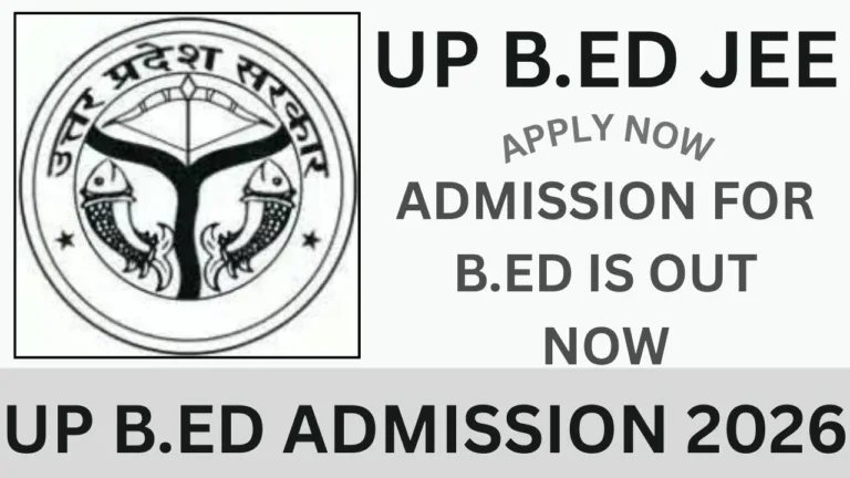 UP B.ED ADMISSION 2026